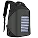 Produktbild Solar-Ladung Rucksack Anti-Diebstahl-Notebook-Computer Tasche Reise Wasserdichte Schulter Tasche Student Tasche,Black-OneSize