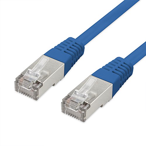 rocabo 1374 CAT6 Patchkabel – S/FTP PiMF – LAN – RJ45 Netzwerkkabel – 10/100 / 1000 / Mbit/s – Ethernet Gigabit Switch Router – Halogenfrei Blau 10m rocabo 1374 CAT6 Patchkabel – S/FTP PiMF – LAN – RJ45 Netzwerkkabel – 10/100 / 1000 / Mbit/s – Ethernet Gigabit Switch Router – Halogenfrei Blau 10m