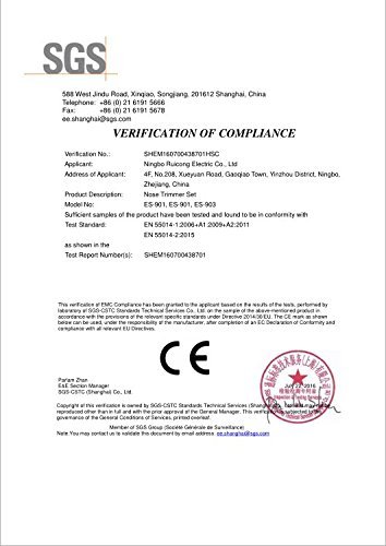 HLYOON 3-in-1 Nasenhaarschneider wasserdichter Edelstahlnasenhaarschneider, männliche Pflegewerkzeuge - 7