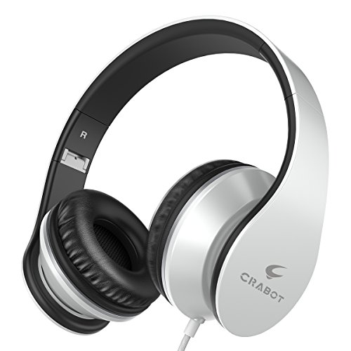 Crabot I65 On Ear KopfhÃ¶rer Tragbarer und Faltbarer Headset mit Mikrofon LautstÃ¤rkeregelung Freisprech-und Faltfunktion bequemen verstellbaren Ohrmuscheln geeignet fÃ¼r iPhone Smartphones PC und MP3