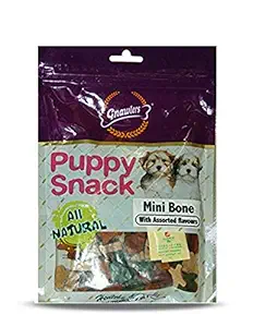 GNAWLERS Chicken Puppy Mini Snack Bone for Baby Dog Treat, 250 g