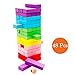 Produktbild Binoster Stapelbrett aus Holz, Bunter Bauholz-Turm Tumbling Blöcke Spiel für Kinder und Erwachsene, Spaß Bildung Spielzeug 48 Stück