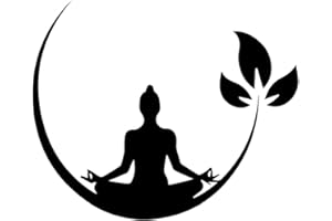 PiniceCore Adesivi Murali di Meditazione Yoga Adesivi Murali Buddista Zen Decalcomania per Parete per Camera Letto Adesivo Parete Rimovibile Decor Yoga Wallpaper