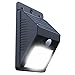 Produktbild 4 LED Solar Wandleuchte Solarlampe Außenlampe, Kaltweiß, mit Bewegungsmelder wetterfest für Garten, Terrasse, Garage [Energieklasse A+]