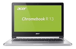 Acer Chromebook R 13 CB5-312T-K0YK 33,8 cm (13,3 Zoll Full HD IPS 360°) Convertible Notebook (MediaTek Quad-Core MT8173C, 4GB RAM, 32GB eMMC, Google Chrome OS) silber