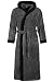 Produktbild Di Vadini DV-02 Unisex Bademantel Grey/Black Gr. XXXL