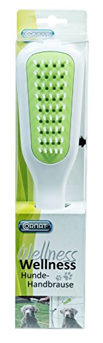 Cornat Pet Handbrause mit Bürste, weiß / grün, THHB3300 - 5