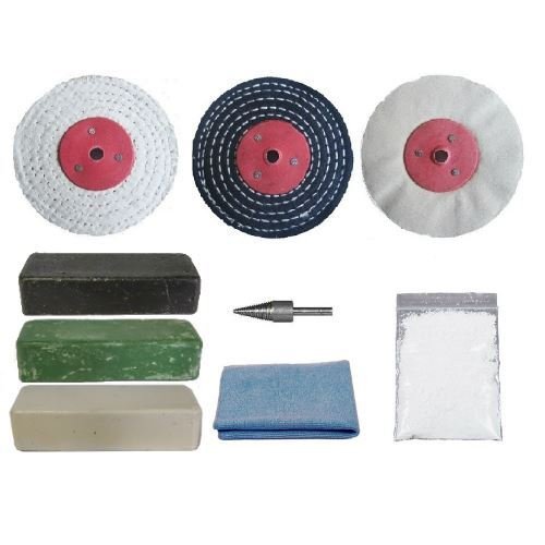 Steel & Stainless Steel Metal Polishing Buffing Kit 4" x 1" Pro-Max