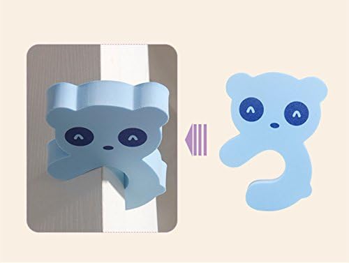 LittleDi Baby Anti-Pinch Hand Rotation Cartoon Bear Safety Door Plug 3PCS