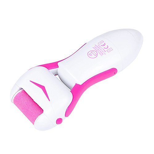 TOP Elektrisch Hornhautentferner Fußpflege Pediküre Set Foot Spa Smoother Rosa - 4