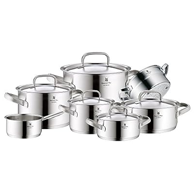 WMF 720076030 Set de 7 Ensembles cuissons, Acier Inoxydable, Rose, 24 cm