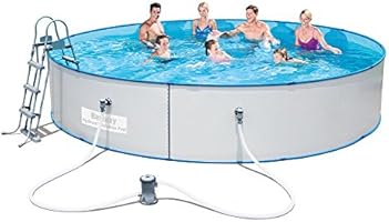 Bestway Hydrium Splasher StahlwandPool Set, wei&szlig;, 460 x 90 cm