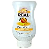 sirope mangostan Aprobado IBA. Reàl Simply Infusión de Jarabe de Mango Para Cócteles Con Puré De Mango Alfonso y 100% de azúcar de caña Para Pasteles Dulces Helados De Crema y Preparación de cócteles y bebidas - 1 x 500 ml.
