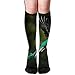 Produktbild DEFFWBb Green and Red Birds Women's Fashion Knee High Socks Casual Socks 50cm