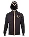 Produktbild Assassins Creed Syndicate Kapuzen Jacke mit Bronze Logo schwarz - XL