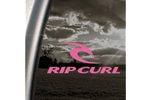 RITRAMA Rip Curl Autocollant rose pour planche de surf ou camion