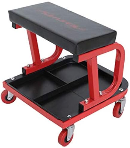 Carrello Meccanico Pieghevole Hilka - Imbottito Con 6 Ruote Per Lavoro Sotto Auto