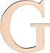 Walnut Hollow Wood Letters and Numbers, 1.5-Inch, G, 2 Per Package