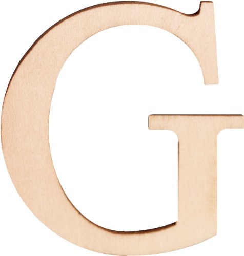 Walnut Hollow Wood Letters and Numbers, 1.5-Inch, G, 2 Per Package