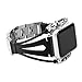 Price comparison product image Bibao 42/44mm/38/40mm Double Ring Knit Strap Bracelet Compatible For Apple Watch Series 1/2/3/4 42/44mm,Valentines Easter Gift (Black, 38/40mm)