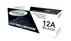 RAVECHI 12A Q2612A Laserjet 1010 and 1020 Printer Series, Laserjet 3015, 3020, 3030, 3050, 3050z, 3052, and 3055 All-in-One Printer Series, and Laserjet M1005 MFP