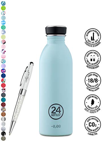 24 Bottles Bottiglia di acqua Urban 250 ml | 500 ml | 1000 ml colori diversi 24bottles, Contenuto:500 ml, Colore:cloud blue