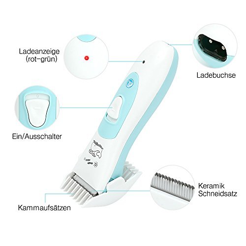 KYG Elektronisch Baby Haarschneider Wasserdicht Säugling Kinder Haarschneidemaschine Set Wiederaufladbare Haartrimmer von GL Gland - 2