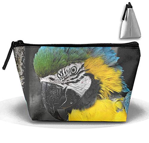Tigers Cosmetic Bags Organizer Portable Pouch Trapezoidal Storage Toiletry Bag