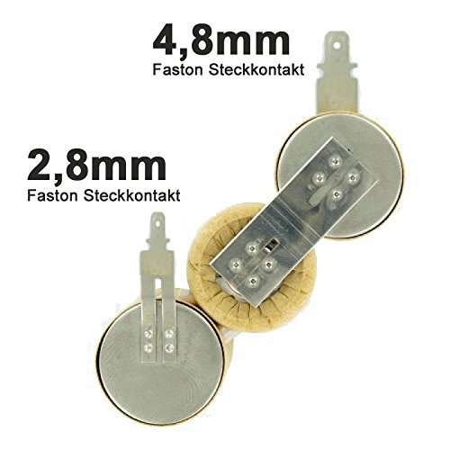Akku passend für Gardena ACCU 60 mit Faston 2,8 und 4,8mm - 4