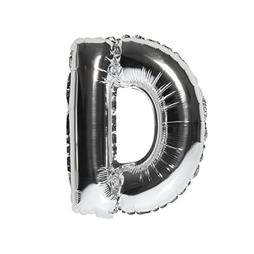 DekoRex® Folienballon Buchstaben Luftballon Geburtstag Feier Hochzeit 40cm Auswahl A - Z