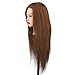Hairdressing 99% Professional Real Human Hair 26 Inch,CoastaCloud Training Mannequin Head Hairdresser Human Hair with Clamp