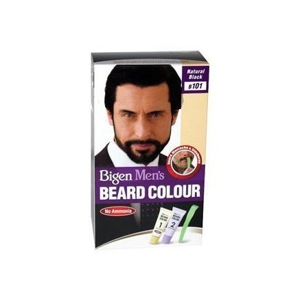 Bigen Men's Beard Colour B101 Natural Black (No Ammonia) Black