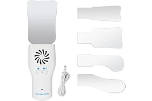 FUNCHIC Specchio per fotografia intraorale senza nebbia dentale automatico elettrico specchio occlusale antiappannamento Riflettori in acciaio inossidabile con luce a LED