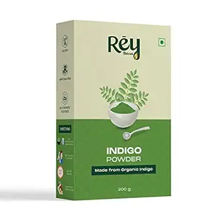 Rey Naturals Indigo Powder for Hair | Organic Indigo | 200g