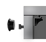 Novaato Magnetisches Schrankschloss, 4x Schlösser Als Unsichtbare Kindersicherung Für Schränke-Schubladen, Ideal für dunkle Möbel