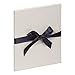 Produktbild Pagna 10504-02 Leporello 134 x 165 mm, weiß mit dunkelblauer Schleife