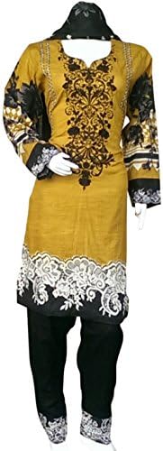 Size M Khadar Winter Wear Embroidered Readymade 3 Piece Hand Stitched Pakistani Indian Asian Suit