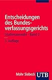 Image de Entscheidungen des Bundesverfassungsgerichts: Studienauswahl - Band 2