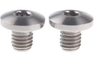 Ruifu Tornillos de aleación de titanio Gr5 M5 para mango de freno Shimano XT, tornillos para bicicleta (2 unidades)