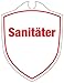 Produktbild KLK Sanitäter Autoschild, Weiß, One Size