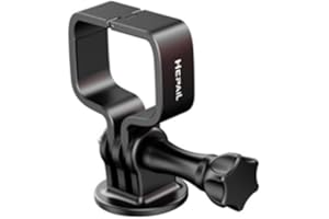 JOYSOG Adapter rozszerzający do ramy ze stopu aluminium do kamery OSMO Pocket 3 Gimbal Head, stała rama, uchwyt, adapter, akcesoria (czarny)