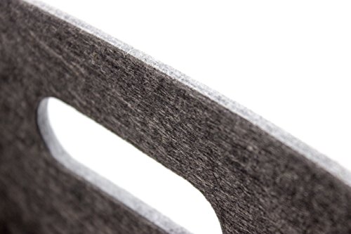 Hochwertiger, faltbarer Aufbewahrungskorb von Luxflair® aus edlem, zweifarbigem Filz in graumeliert/dunkelgrau (+ weitere Farben). Länge 30cm, Breite 24cm, Höhe 15cm. Aufbewahrungskorb, Ordnungsbox, Regalbox, Faltbox, Spielzeugkorb, Filzkorb, Briefkorb. Besonders pflegeleicht: waschbar bei 30 - 3