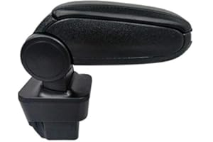 AB1 flexzon Black Pu Leather Armrest Arm Rest Center Console For