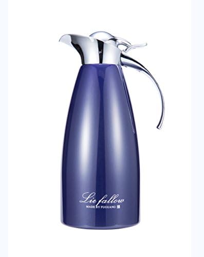 Vacuum Insulated Coffee Flask Double Wall Stainless Steel Coffee Pot ,1.5L Thermal Flask For Hot &amp; Cold Drinks ,Blue Vacuum Jug Water Pithcher 1500ml Insulated Pot