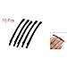 SODIAL(R) Women 65mm Black Metal Bobby Grips Pin Hair Clips 10 Pcs