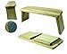 Produktbild budawi® - Yoga Meditationsbank klappbar - Eschenholz, ergonomisch geformt - Meditationshocker