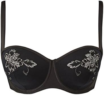 JD Williams Anastasia Balcony Bra In Black/Silver 36C