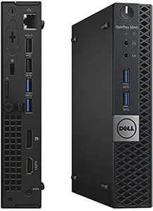 (Renewed) Dell Intel Core i3-6th Gen Desktop(8 GB RAM/ 1TB HDD/ Windows 10 Pro, MS Office/Intel Integrated Graphics,Black) Optiplex 3050 Tiny