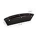 [Pack of 2]Car Seat Catcher, IWILCS Car Seat Side Pocket Caddy Car Seat Slit Pocket Catcher Organizer,Interior Car Accessories Between Seat and Console(Black)