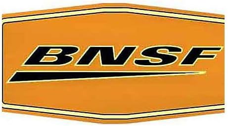 10" Die-Cut Metal Sign, BNSF/Wedge by Microscale Industries